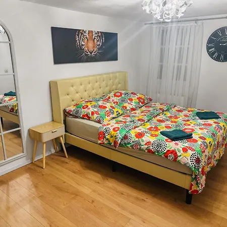 Appartement Rheinoase Mit Garten Fuer Familien & Gruppen *